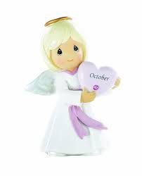 Precious Moments October Birthday Angel Collectible Figurines Precious Moments Precious Moments Figurines Birthday Angel