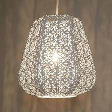 John Lewis Partners Easy To Fit Rosanna Ceiling Pendant Shade Blue Ceiling Pendant Bedroom Light Shades Bedroom Ceiling Light