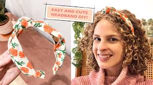 I made a knotted headband! A simple DIY hair accessory how to