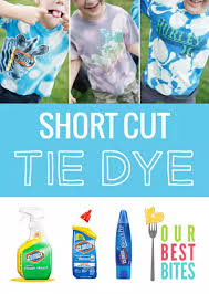 Is no day complete without listening to the grateful dead? Short Cut Tie Dye Our Best Bites