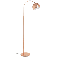 Home Curva Floor Lamp Copper Height 143cm Copper Floor Lamp Curved Floor Lamp Floor Lamps Living Room