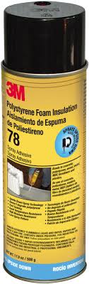3m Polystyrene Foam Insulation 78 Spray Adhesive Inverted 24 Fl Oz Aerosol