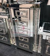 Bling Furniture Bling Bling Bling Mirrored Furniture Crush Crystal Sparkle Mirrors Crush C In 2020 Mirrored Furniture Mirrored Bedroom Furniture Glitter Furniture