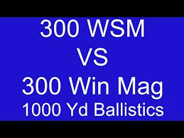 300 wsm vs 300 win mag 1000 yard ballistic comparison part