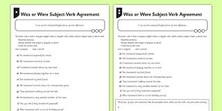 Three verbs, in particular, often the following exercises are in the free pdf worksheets. Singular And Plural Verbs For Kids Was Or Were