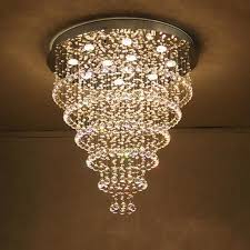 Multi Layer Round Crystal Chandelier Ceiling Lights Ceiling Lights Round Crystal Chandelier Crystal Ceiling Light