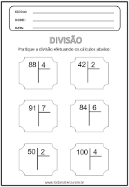 Atividades De Matematica 4Âº Ano Toda Materia