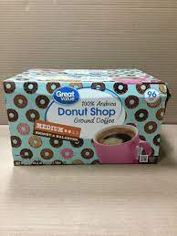 The way coffee should be. Great Value Donut Shop Ground Coffee Pods 96 Count For Sale Online Ebay