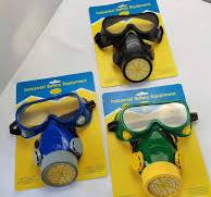 Wholesale Reusable Half Face Gas Mask Respirator Chemical Gas Masks
