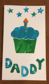 Birthday Card For Father Made By Kids Birthday Card Made From Kids Fingerpaintings Daddy Birthday Card Dad Birthday Card Kids Birthday Cards