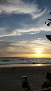 A beach for everyone !! Beautiful Sunset At Juhu Beach Mumbai 9gag
