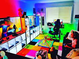 Well, actually, before we kick off the list, there's an important question we have to answer first: Kid Game Room With Rainbow Rugs By Ryflexgaming Video Game Rooms Retro Games Room Game Room Family