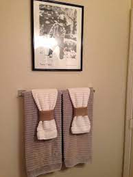 Shop over 590 top decorative bath towels and earn cash back all in one place. Bathroom Ideas Towels Bathroom Towel Decor Bathroom Towels Hang Towels In Bathroom