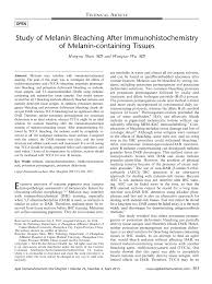 Like the one on the apple watch series 3,4. Pdf Study Of Melanin Bleaching After Immunohistochemistry Of Melanin Containing Tissues