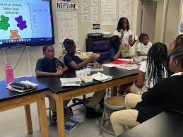 repost @fpcs_woodridge Check out these 5th & 6th graders recording their  observations (and determining if their Hypothesis was correct) from the  Great Growing Gummy Bear experiment. Thank you to Mr. Palmer for