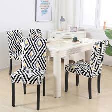 Breathe new life into your recliners with this tasteful selection of covers. String Printed Stretchable Chair Cover For Dining Chairs