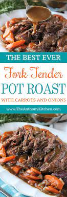 Fork Tender Pot Roast In The Oven Roast Beef Recipe Recipe Roast Beef Recipes Roast Beef Recipes Oven Best Pot Roast