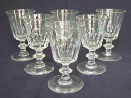 Verres A Vin Ancien En Cristal De Baccarat St Louis Modele Caton 11 2cm Xixe Siecle Verre De Vin Verre A Boire Verre