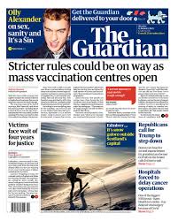 Subscribe to the guardian's weekly news magazine. Guardian Front Page 11th Of January 2021 Today S Papers