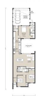 Trendy Kitchen Open Plan Small Garage Ideas Narrow House Plans House Floor Plans Narrow Lot House Plans