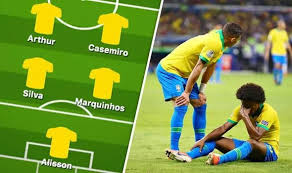 Neymar has overtaken ronaldo to sit second in brazil's peru's andre carrillo scored his third goal in two games to put the home side ahead after six minutes with a crisp volley. Brazil Team News Predicted 4 2 3 1 Line Up Vs Peru Four Doubts Football Sport Express Co Uk