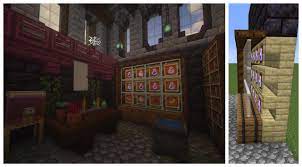 Item Frames Can Be Placed In The Gap Between Stairs And Glass Panes To Make A Display Case Detailcraft Display Case Frame Display
