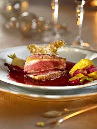 Magrets De Canard A L Hibiscus Et Fondue D Orange Du Chef Alain Passard Magret De Canard Recettes De Cuisine Recette Magret De Canard