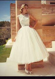 Tea Length Wedding Dress Photos Ideas Tea Length Wedding Dress Tea Length Wedding Dress Vintage Bridal Gowns