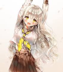 May 15 2020 explore chaeng7 s board anime boy hair on pinterest. Anime Girl White Hair Yellow Eyes Anime Wallpaper Hd