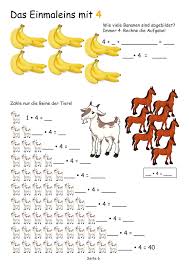 Einmaleins tabellen der 1x1 reihen zum ausdrucken. Lerne Das Kleine 1x1 Mit 4 Arbeitsblatt Fur Die Grundschule Zum Kleinen 1x1 Mit 4 Einmaleins Einmaleins Ubungsblatter Worter Suchen Ratsel