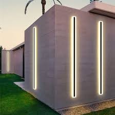 Outdoor led wall sconce lighting. Waterproof Outdoor Led Long Strip Wall Lamp Modern Aluminum Ip65 Bathroom Sconce Garden Porch Light Wh Hr 90 China Honeycomb Led Light Small Night Light Made In China Com