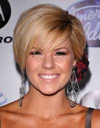 Choose the short bob haircut that suits you and enjoy this summer. Kimberly Caldwell Hairstyles Popular Haircuts Short Hair Styles For Round Faces Short Hair Trends Asymmetrical Haircut