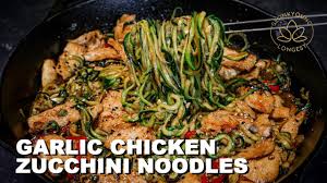 Maybe you would like to learn more about one of these? Garlic Chicken Zucchini Noodles How To Cook Avoid Watery Zucchini Noodles Youtube
