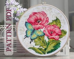 5 out of 5 stars. Cross Stitch Pattern Butterfly Beauty Butterfly On Flower Etsy