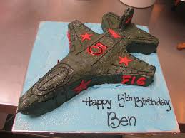 Transportation first birthday cake via. Fighter Jet F16 Birthday Cake Charly S Bakery Flickr