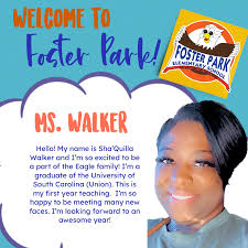 Welcome to The Park, Ms. Walker! We are so happy to have you!  #DoingGreatThingsUCSD #fpeslovegrowshere #EagleSpirit
