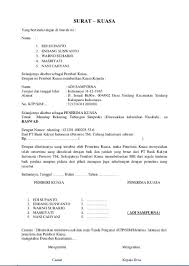 Atau surat kuasa penjualan tanah? Contoh Surat Kuasa Bank Bri
