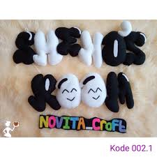 Maybe you would like to learn more about one of these? Hiasan Dinding Hiasan Pintu Huruf Dari Kain Flanel Shopee Indonesia