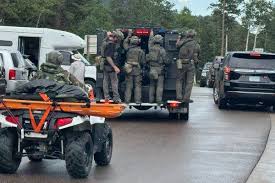 Investigation scene at Staunton State Park