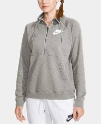 Nike Sportswear Rally Half Zip Fleece Top Sportswear Women Half Zip Sweatshirt Nike Half Zip