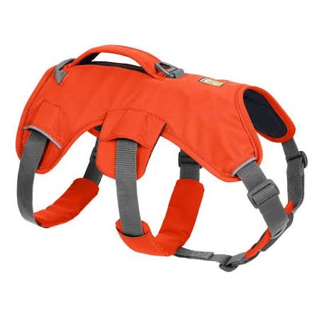 Ruffwear Web Master adjustable dog harness with supportive back handle