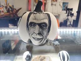 "The Munsters" Ceramic Pumpkin by Pete Morales