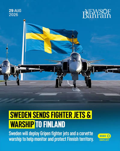 Sweden will deploy Gripen fighter jets and a warship to Finland to strengthen surveillance and protect its territory, deepening defence cooperation between the two NATO allies amid regional security concerns. . . . . . . . . #
