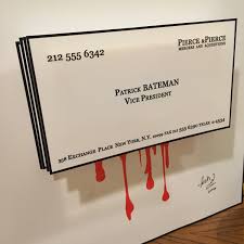 Patrick Bateman Business Card American Psycho Business Card 3d Etsy American Psycho American Psycho Poster Cards
