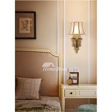 Brass Country Wall Lamp Modern Simple Living Room Aisle Stairs Bedside Gold Wall Mounted Lights