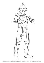 Melatih saraf motorik anak dengan mewarnai gambar ultraman zero adalah hal yang sangat mengembirakan buat sang anak. Learn How To Draw Ultraman Nexus Ultraman Step By Step Drawing Tutorials