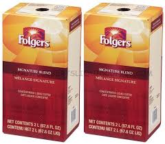 Folgers 2 Liter Signature Blend Liquid Coffee Concentrate Two Boxes Coffee Concentrate Folgers Coffee