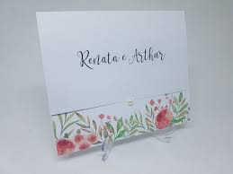 Convite Barato Casamento Floral Oferta Atelie Da Lola Conviteria Convites Casamento Debutante Bodas :) você leu convites de casamento criativos, bonitos e baratos. convite barato casamento floral
