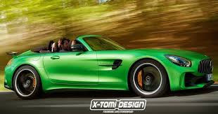 Mercedes Amg Gt R Roadster Could Be Coming Our Way Carscoops Mercedes Amg Gt R Mercedes Amg Amg