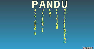 The suburban town of pandu is named after king pandu (father of the famous five pandavas). The Meaning Of Pandu Name Meanings